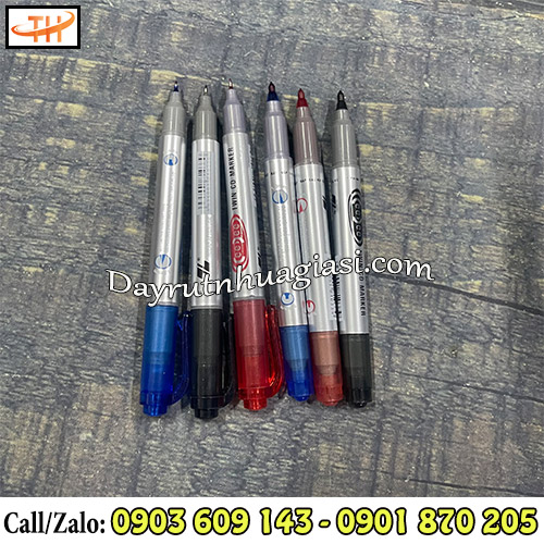 Bút lông dầu kim 2 đầu lớn/ nhỏ tiện lợi Bút lông dầu kim 2 đầu lớn/ nhỏ tiện lợi