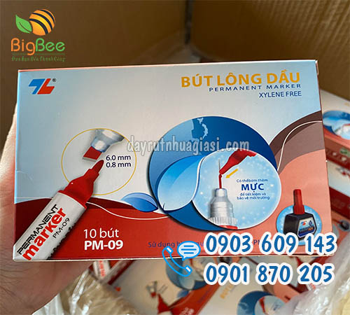 Giá bán bút lông dầu Thiên Long 10 bút/hộp rẻ nhất