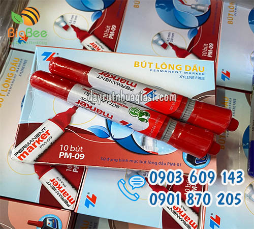 Bút lông dầu Thiên Long PM09 10 bút/hộp giá tốt nhất