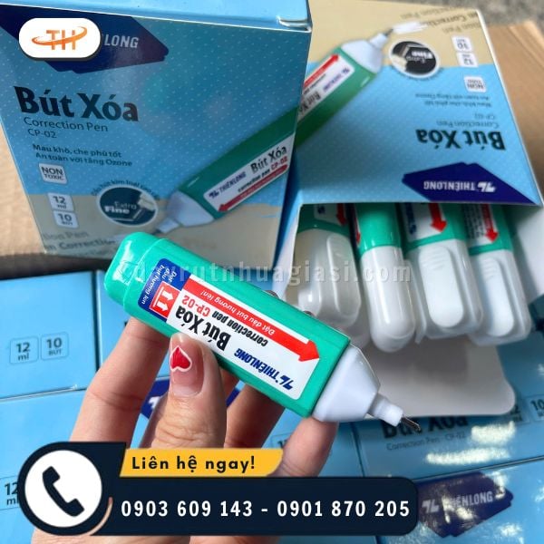 Bút xoá khô cực nhanh với độ che phủ hoàn hảo Bút xoá khô cực nhanh với độ che phủ hoàn hảo