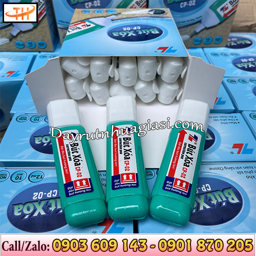 Bút xoá nước đóng hộp 10 cây Bút xoá nước đóng hộp 10 cây