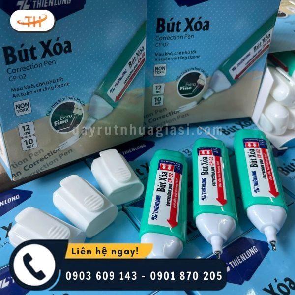 Bút xoá Thiên Long CP-02 với nhu cầu thị trường ổn định Bút xoá Thiên Long CP-02 với nhu cầu thị trường ổn định