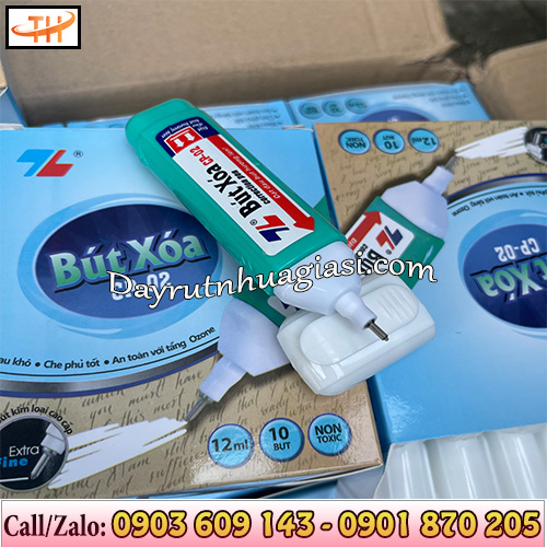 Bút xoá nước Thiên Long chất mực nhanh khô, an toàn Bút xoá nước Thiên Long chất mực nhanh khô, an toàn