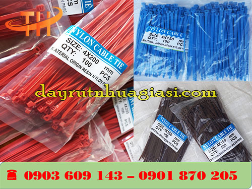 Các loại dây rút nhựa màu