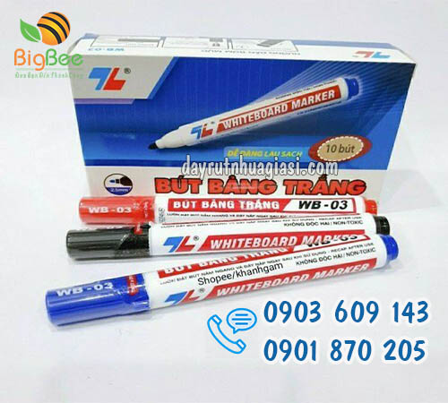 Bút lông viết bảng 3 màu xanh, đỏ, đen giá sỉ rẻ