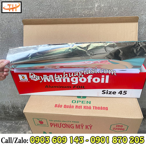 Giấy bạc nướng chất lượng Giấy bạc nướng chất lượng