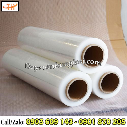 Màng pe quấn pallet màu trắng Màng pe quấn pallet màu trắng