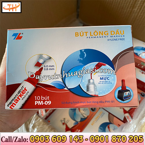 Bút lông dầu hộp 10 cây Bút lông dầu hộp 10 cây