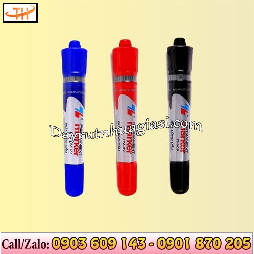 Bút lông dầu ba màu, xanh, đỏ, đen Bút lông dầu ba màu, xanh, đỏ, đen