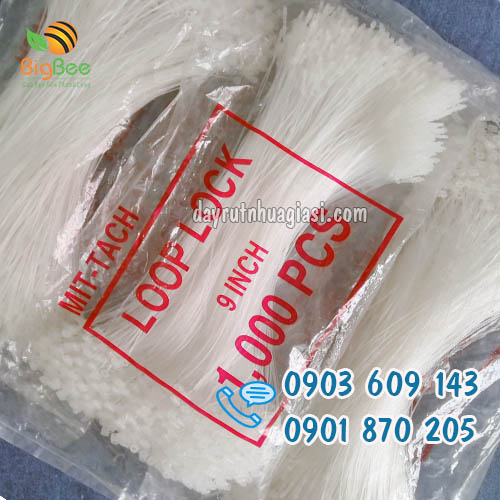 Đạn xỏ nhựa 9 inch màu trắng giá ưu đãi