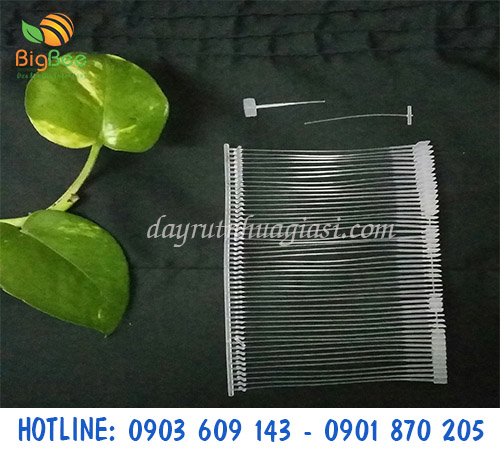 Nguồn phân phối dây treo tem mác, đạn xỏ nhựa đầu tròn 5 inch