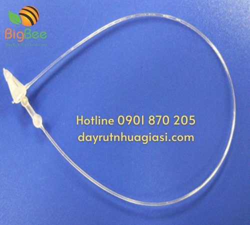 Đạn xỏ nhựa đầu tròn nhựa trắng trong suốt giá sỉ