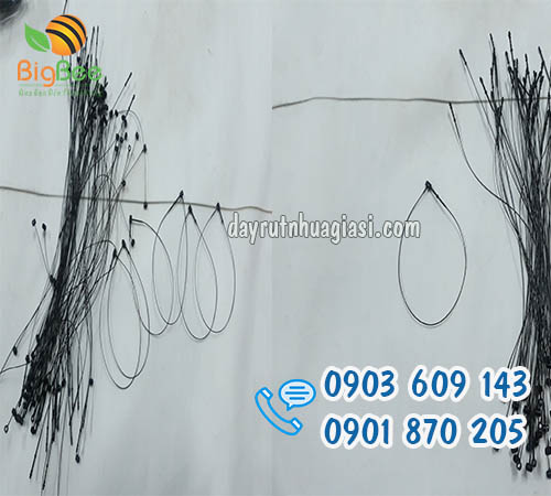 Đạn xỏ nhựa đầu tròn màu đen 7 inch (19cm) giá sỉ rẻ nhất