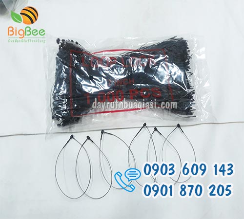 Đạn xỏ nhựa treo mác màu đen 7 inch giá tốt