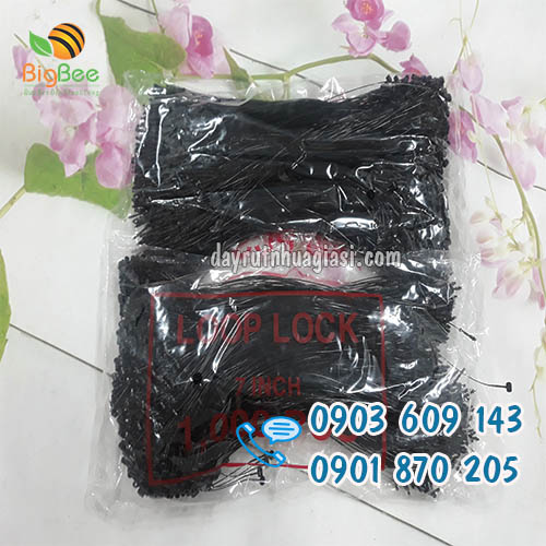 Dây treo mác nhựa màu đen giá xưởng tại HCM