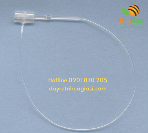 Đạn xỏ nhựa ti xỏ dây treo gắn mác