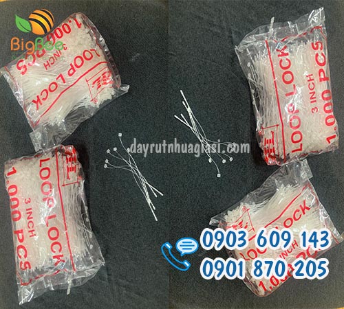 Đạn xỏ nhựa gắn mác 3 inch trắng trong sỉ lẻ