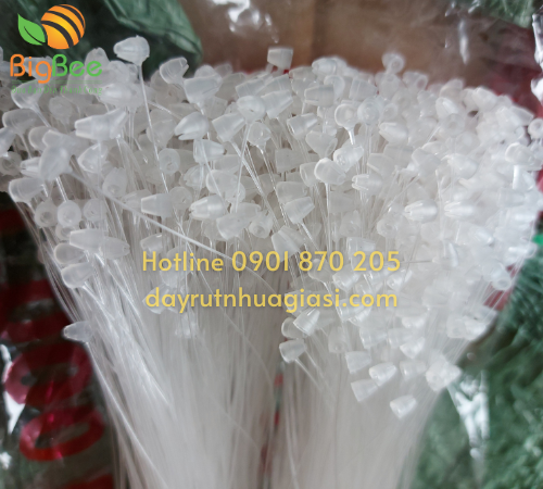 Đạn xỏ trắng đầu nhọn nhựa cao cấp