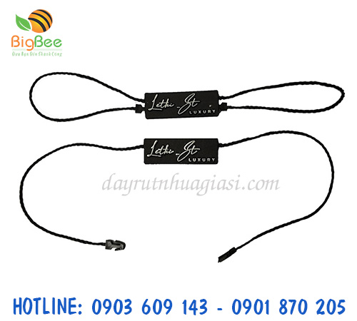 Dây chỉ đen treo tem mác - tag quần áo giá rẻ