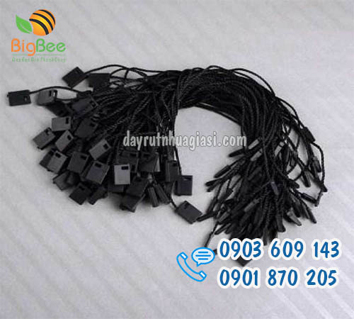 Dây chỉ đen treo nhãn mác giá sỉ ưu đãi