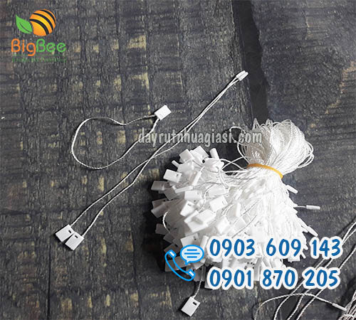 Dây chỉ dù treo mác màu trắng giá rẻ, uy tín