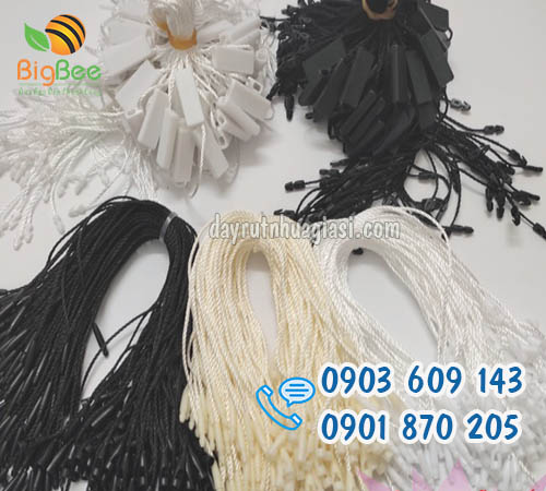 Dây treo mác quần áo bằng chỉ nhiều màu giá tốt