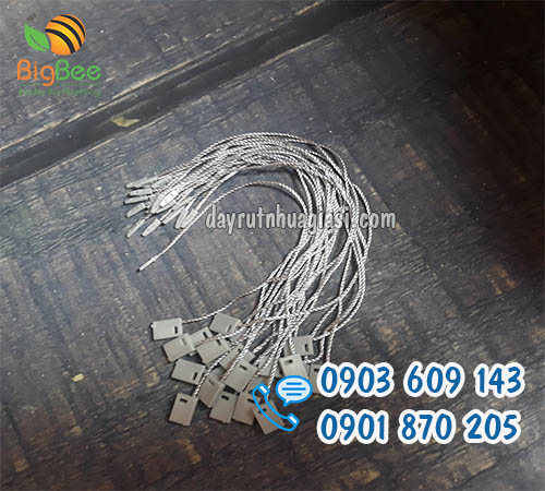 Dây treo tem nhãn bằng chỉ dù màu xám giá rẻ tại Bình Dương