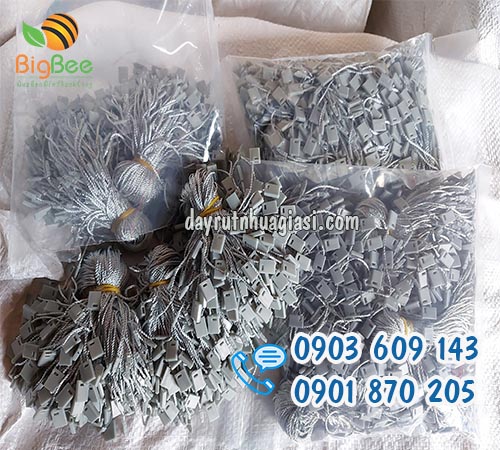 Dây treo thẻ bài bằng chỉ dù màu xám giá bán sỉ rẻ tại TP.HCM