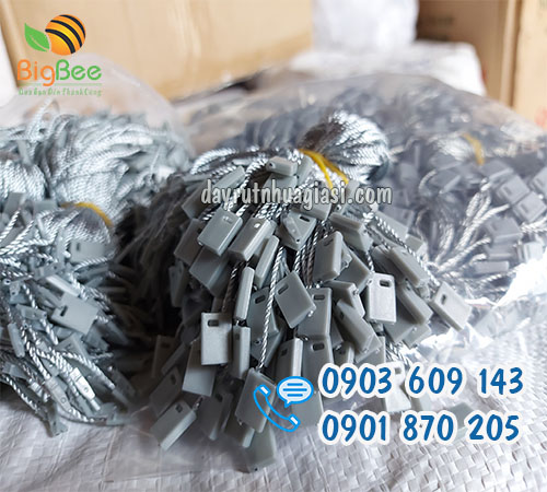 Dây chỉ dù treo thẻ bài màu xám giá rẻ, chất lượng