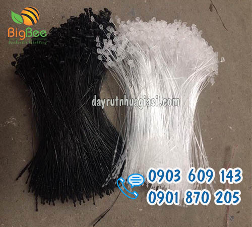 Dây gắn mác (đạn xỏ nhựa) trắng, đen giá sỉ rẻ tại Bình Dương