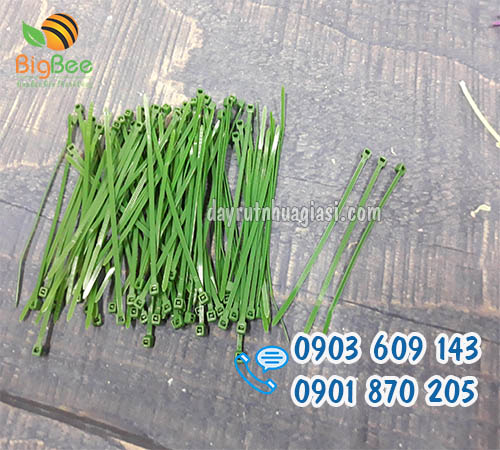 Dây lạt nhựa màu xanh buộc cây cảnh giá sỉ
