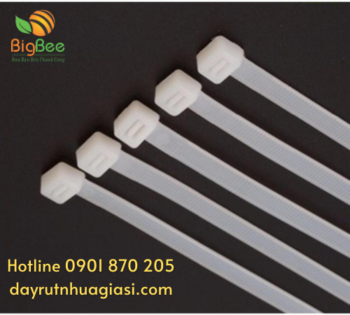 Dây lạt nhựa màu trắng giá rẻ