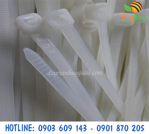 Dây lạt nhựa trắng niêm phong