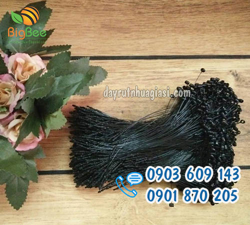 Dây nhựa xỏ mác giày dép màu đen giá rẻ