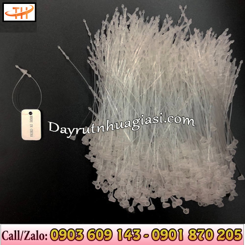Ứng dụng dây nhựa gắn mác quần áo đầu nhọn Ứng dụng dây nhựa gắn mác quần áo đầu nhọn