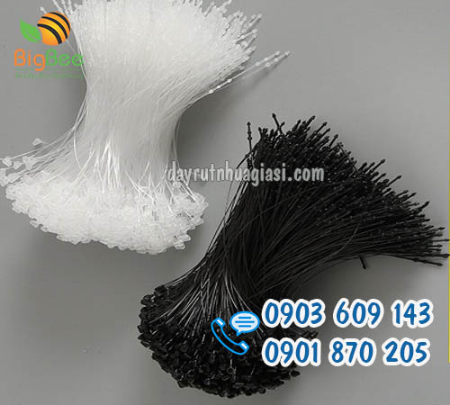 Đạn xỏ nhựa (ti xỏ nhựa) trắng, đen giá ưu đãi