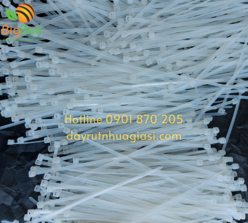 Dây rút nhựa trắng 12cm