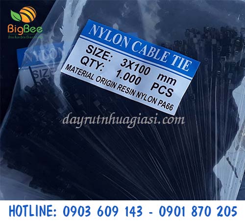 Dây rút 3x100mm giá sỉ rẻ