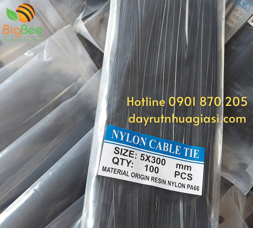 Dây rút 5x300 đen