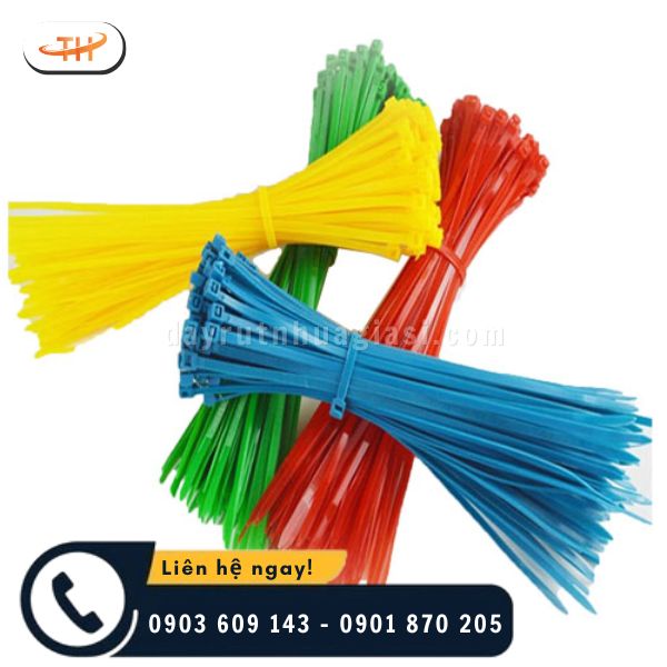 Dây rút có đa dạng màu sắc giúp dễ dàng phân loại Dây rút có đa dạng màu sắc giúp dễ dàng phân loại