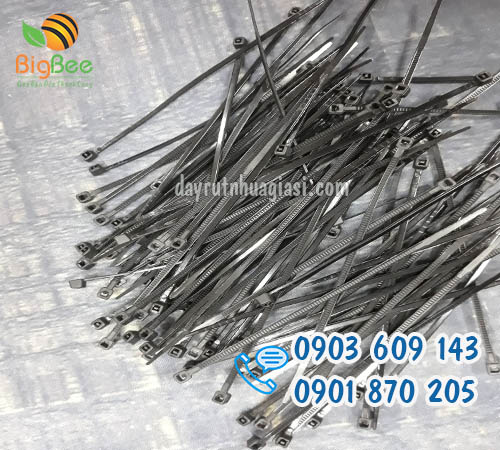 Dây rút nhựa 10cm (1 tấc) màu đen rẻ nhất HCM