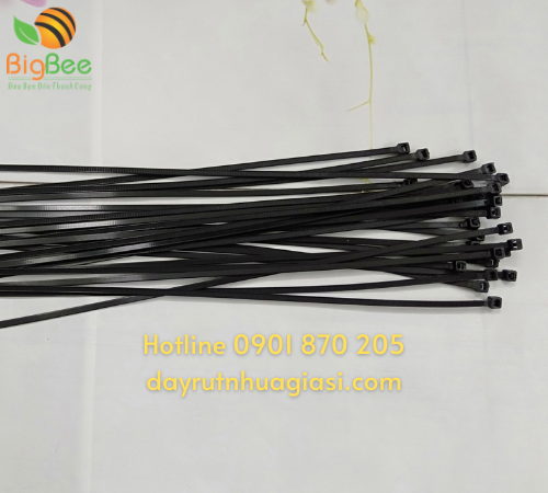 Dây rút đen 20 cm 2 tấc