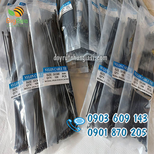 Dây rút nhựa đen buộc dây điện, dây cáp quang giá tốt nhất