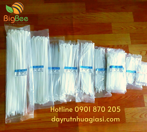 Dây rút kích thước 1 tấc đến 5 tấc