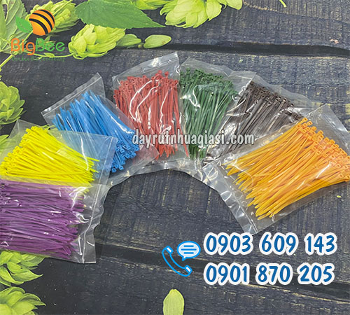 Dây rút nhựa nhỏ 3x100mm (1 tấc 3 li) giá sỉ rẻ