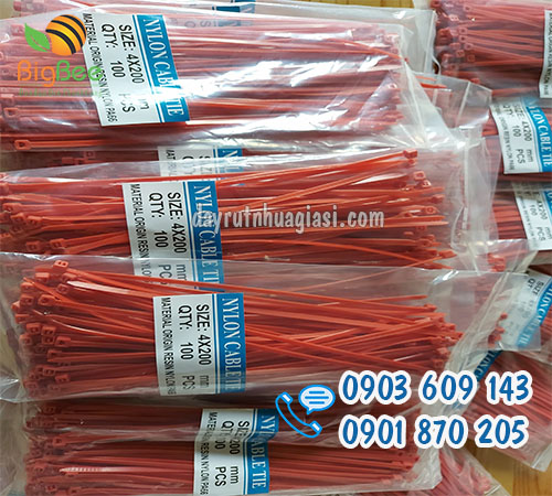 Dây rút nhựa 2 tấc 4 li màu giá sỉ