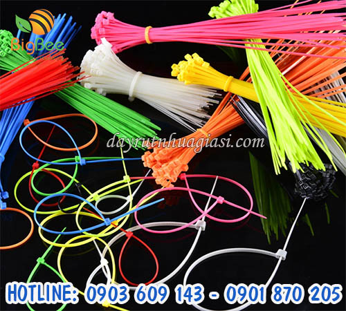 Dây rút, dây thít màu nhiều kích cỡ giá sỉ rẻ