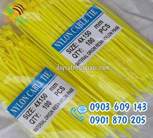 Dây rút nhựa 4x150mm (15cm) giá rẻ