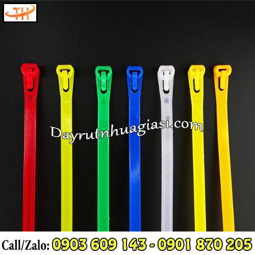 Dây rút nhựa tháo mở tiện lợi Dây rút nhựa tháo mở tiện lợi