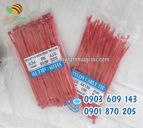 Dây rút nhựa 15cm cột, buộc, đánh dấu chân gà giá sỉ rẻ